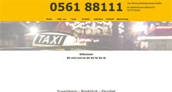 Desktop Screenshot of kassel-taxi.de