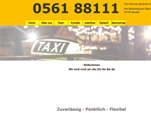 Tablet Screenshot of kassel-taxi.de